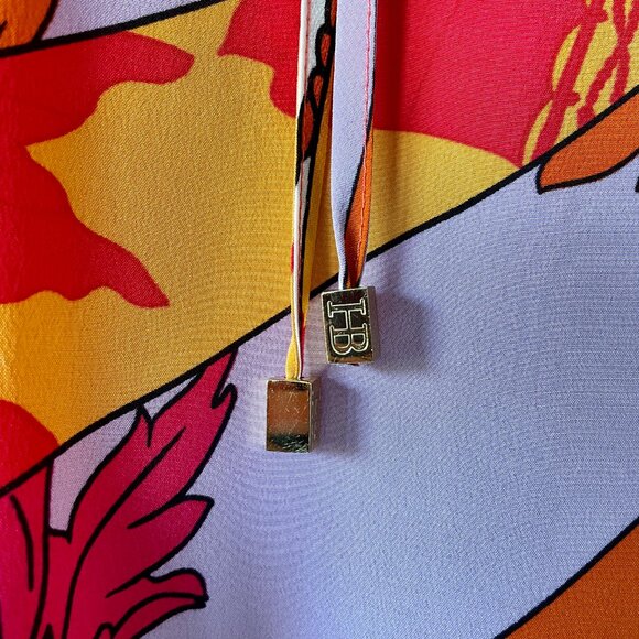 Hale Bob Silk Print Multi-coloured Top - size XXS - NWOT - Picture 6 of 10